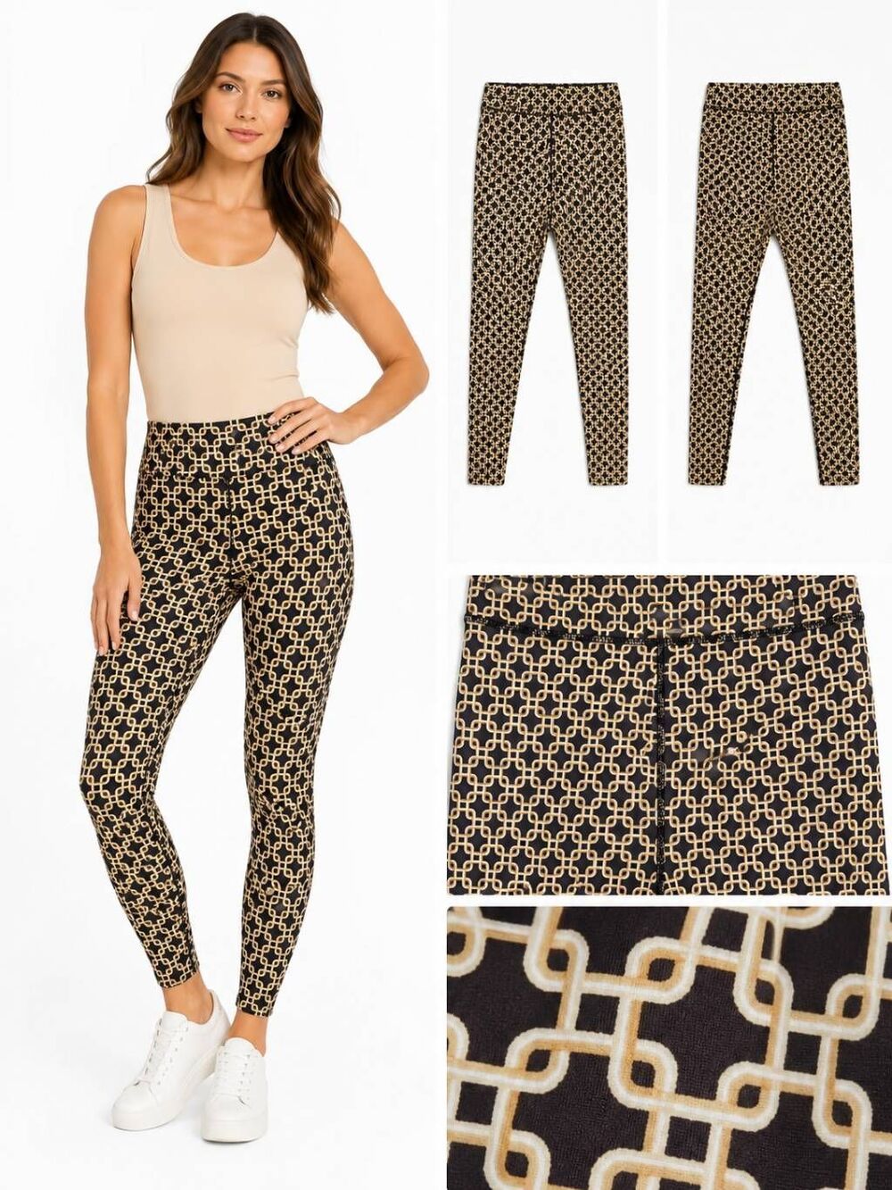 Richard Allan x H&M M Geometric Chain Print Leggings